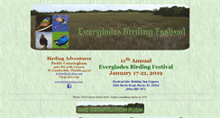 Desktop Screenshot of evergladesbirdingfestival.com